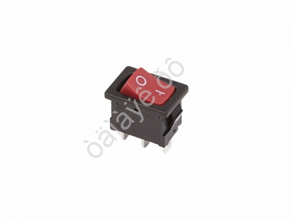 Переключатель 250V 6A (3c) ON-ON красный Mini (RWB-202, SC-768)/10