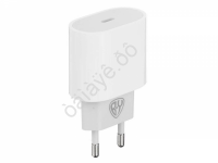 СЗУ 220В, BY Pure 20Вт, USB-C PD,110-240В,50-60Гц, пластик, белый