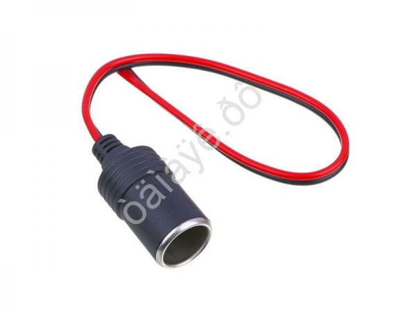 Патрон прикуривателя на проводах, 0.75мм2, 120Вт, 30см, 12В/10А NG