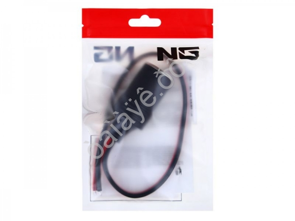 Патрон прикуривателя на проводах, 0.75мм2, 120Вт, 30см, 12В/10А NG