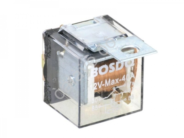 Реле 5 контактное 12v 40А (прозрачное) /10