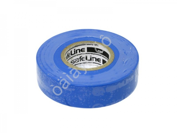 Изолента 19мм*20м  "SafeLine" синяя /10/200