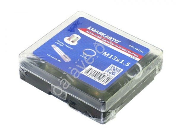 Набор пробок д/ремонта резьбы картера, 13х1.5, 13 пр. МАЯКАВТО™ /1/40_