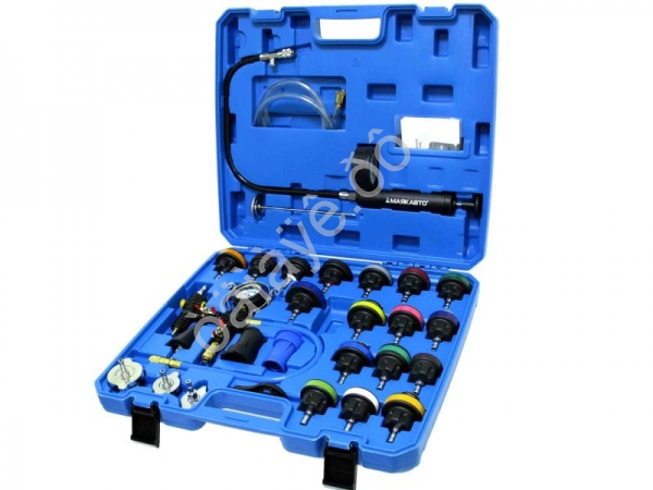 Набор для опрессовки и заправки системы охлаждения 28 предметов МАЯКАВТО™ /1_