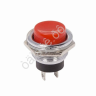 Выключатель-кнопка металл 250V 2А (2с) OFF-(ON) Ø16.2 красная (RWD-306) REXANT