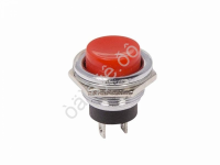 Выключатель-кнопка металл 250V 2А (2с) OFF-(ON) Ø16.2 красная (RWD-306) REXANT Выключатель-кнопка металл 250V 2А (2с) OFF-(ON) Ø16.2 красная (RWD-306) REXANT