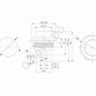 Выключатель-кнопка металл 250V 2А (2с) OFF-(ON) Ø16.2 красная (RWD-306) REXANT