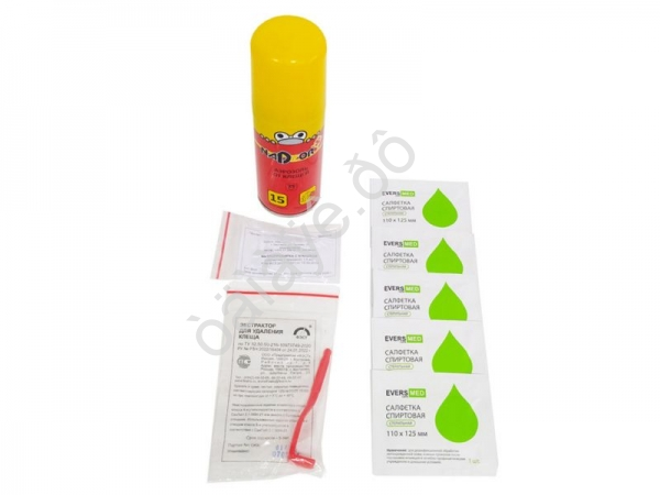 Набор для профилактики и оказания первой помощи при укусе клеща - "ФЭСТ" /1/12