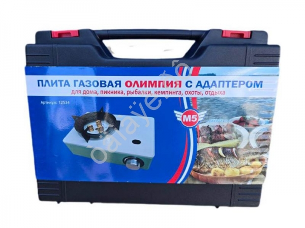 Плита газовая Олимпия c адаптером М5, 1/8_
