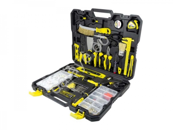 Набор инструментов 1001пр 1/4" 6гр (4-14мм)(шарнирно-губцевый, отвертки,биты,расходник,рулетка) WMC TOOLS