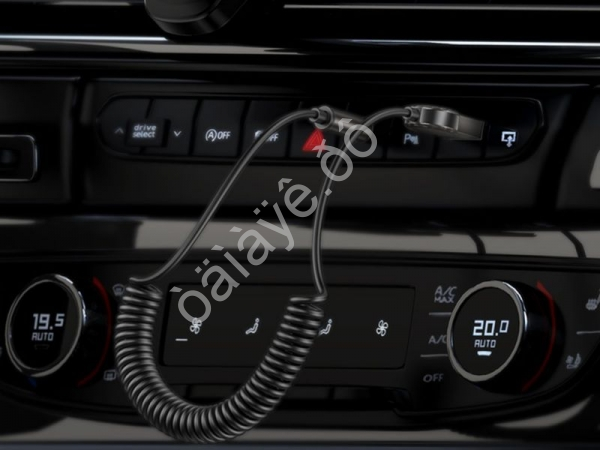 Адаптер-ресивер в магнитолу Bluetooth AUX микрофон, серый BOROFONE BC56 (69шт в уп) Borofone