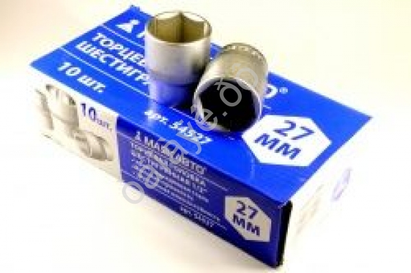 Головка  27мм 1/2" 6гр. МАЯКАВТО™ 1/10/70_