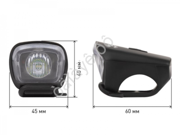 Фонарь Эра велосипедный (6Вт, SMD, аккум) VA-701