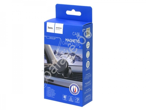 Держатель телефона магнитный на панель, черный HOCO CA81