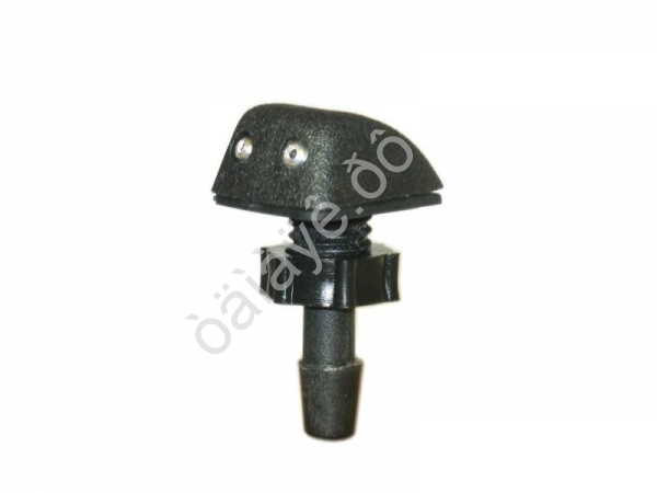 Жиклер омывателя квадратный 2-х глазковый гайка (черный) 25/200