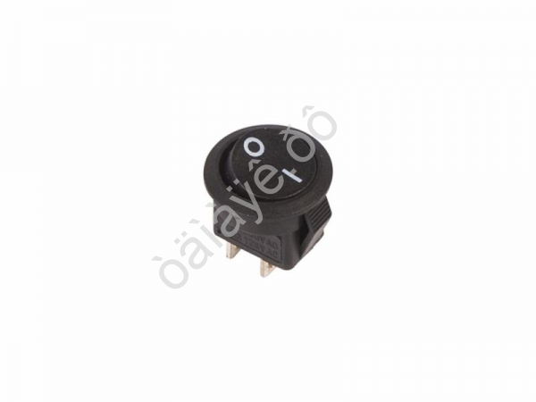 Переключатель 250V 3А (2c) ON-OFF черный микро/10