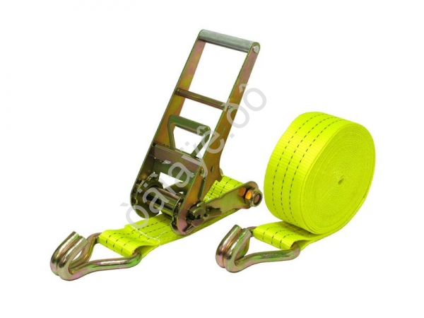 Стяжка груза шир. ленты  75мм, длиной 10м, с храп. механизмом МАЯКАВТО™ полиэстер