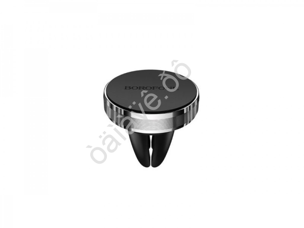 Держатель телефона магнитный на панель, круглый, серебряный Borofone BH8