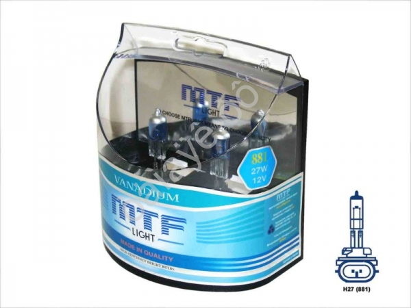 Набор ламп MTF H27 12V881/27W Vanadium 5000K (Корея) Набор ламп MTF H27 12V881/27W Vanadium 5000K (Корея)