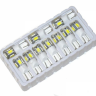 Светодиод 12V T10  6SMD (5630) W2,1x9,5D WHITE "Маяк" /10