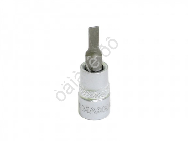 Головка бита шлиц 1/4" SL4, L-37мм МАЯКАВТО™ /1/10/900_