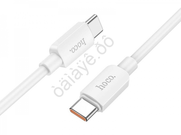 Дата-кабель универ. Type-C - Type-C 1 м, 5А/100W, белый HOCO X96