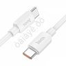 Дата-кабель универ. Type-C - Type-C 1 м, 5А/100W, белый HOCO X96 Дата-кабель универ. Type-C - Type-C 1 м, 5А/100W, белый HOCO X96