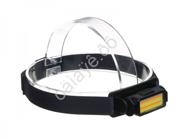 Фонарь на голову ЕРМАК LED+COB, 4 режима, 500мАч, зарядка Туре-С, 80х33х33 мм, пластик, красный свет