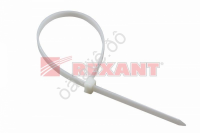 Хомут пластиковый 2.5х150 REXANT,белый  1уп./100шт /1/10/200