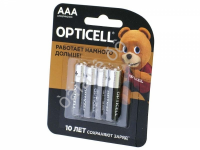Батарейки  OPTICELL    AАА  LR03 блистер /4/48/192