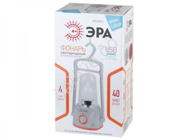 Фонарь Эра (40SMD, аккум) KA40SU