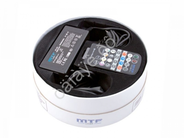 Набор светодиодной подсветки: 5 метров св.ленты 180LED, пульт ДУ, адаптер AC220-DC12В, цвет белый