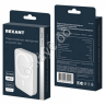 Портативное беспроводное зарядное устройство Power Bank (аккумуляторная батарея) 10000 mAh, MagSafe, белое REXANT