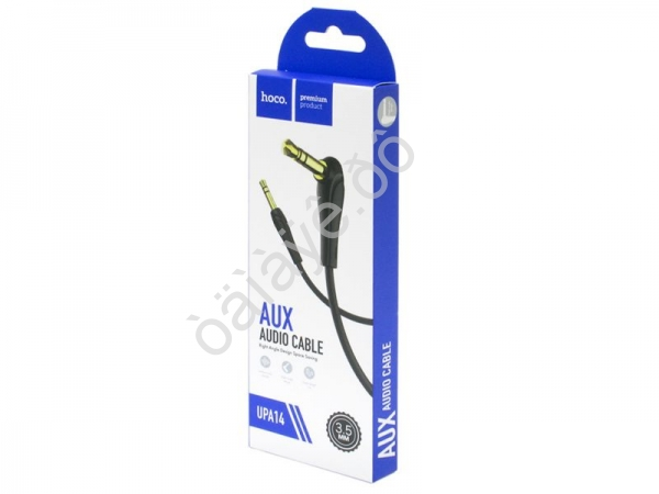 Аудио кабель AUX, Jack 3,5mm(m) - Jack 3,5mm(m) HOCO UPA14, 1.0м, цвет: черный /1/30 Аудио кабель AUX, Jack 3,5mm(m) - Jack 3,5mm(m) HOCO UPA14, 1.0м, цвет: черный /1/30