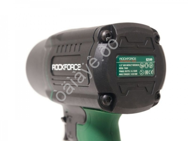 Пневмогайковерт ударный "Twin Hammer" с реверсом и регулир. усилия в облег. корпусе 1/2" (1450Hм, 7000 об/мин,6.bar,198 л/мин,вес 2кг) RockFORCE Пневмогайковерт ударный "Twin Hammer" с реверсом и регулир. усилия в облег. корпусе 1/2" (1450Hм, 7000 об/мин,6.bar,198 л/мин,вес 2кг) RockFORCE