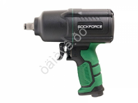 Пневмогайковерт ударный "Twin Hammer" с реверсом и регулир. усилия в облег. корпусе 1/2" (1450Hм, 7000 об/мин,6.bar,198 л/мин,вес 2кг)  RockFORCE