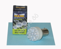 Светодиод 12V T25 12LED BA15S WHITE "Маяк"