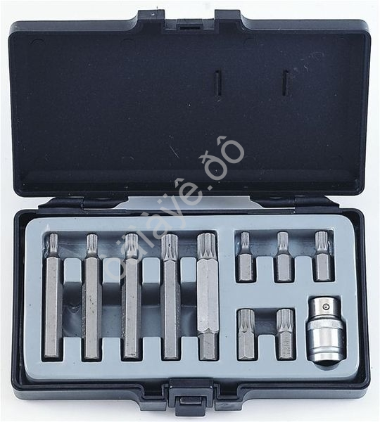 F4112 Набор вставок  SPLINE 1/2"  11пред /1/20