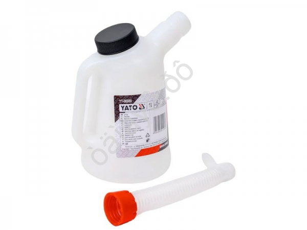 Лейка для СТО 1л пластиковая с крышкой YATO Лейка для СТО 1л пластиковая с крышкой YATO
