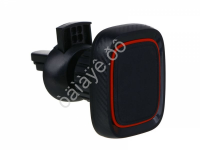 Держатель телефона магнитный, на дефлектор, пластик, черно-красный ЕРМАК Держатель телефона магнитный, на дефлектор, пластик, черно-красный ЕРМАК