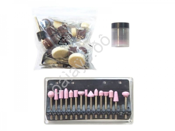 Набор аксессуаров для мини-дрелей, 80пр., в пластиковом кейсе Forsage