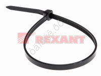 Хомут пластиковый 3.6х200 REXANT , черный   1уп./100шт /1/10/200