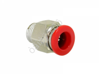 Фитинг пластик PU 1/4 х 10 mm наруж. резьба