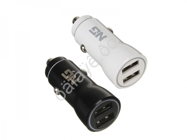 АЗУ в прикуриватель  2xUSB, 2.1A, QC3.0 NEW GALAXY /1/6/24
