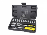 Набор инструментов 17пр. 1/4'(6гр.) (4-13мм) WMC TOOLS