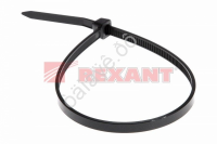 Хомут пластиковый 2.5х200 REXANT , черный   1уп./100шт /1/10/200