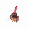 Тумблер 12V 20А (3c) ON-OFF однополюсный с красной подсветкой (ASW-13D) REXANT