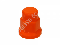 Колпачок колесный на гайку 33 мм , цвет оранжевый, высокий, арт.ТТ-КО-87