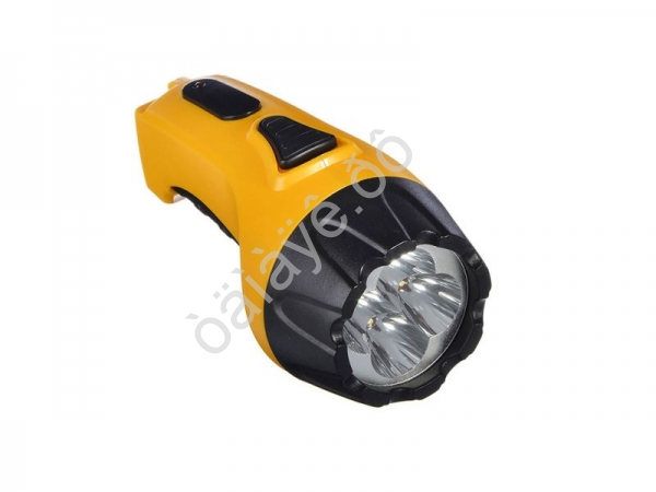Фонарь аккум. 4 ярк. LED, вилка 220В, пластик, 13x5,3 см