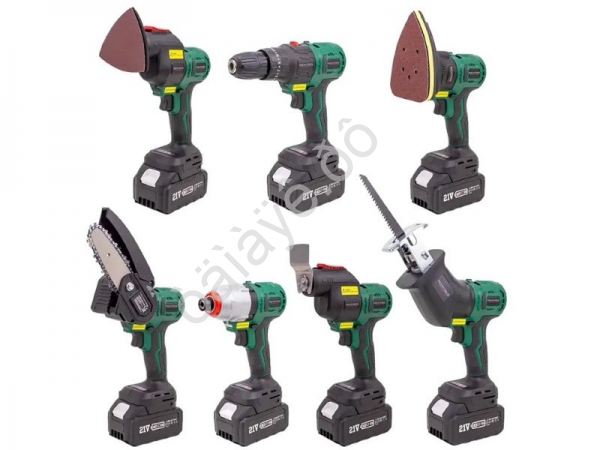 Инструмент многофункциональный аккумуляторный 8в1, 21В RockFORCE